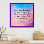 Romeinen 8:1 poster (Keuken)