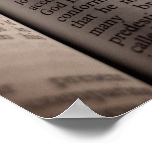 Romeinen 8:28 [Afdrukken] Poster (Hoek)