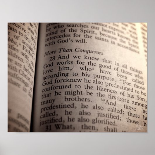 Romeinen 8:28 [Afdrukken] Poster (Voorkant)