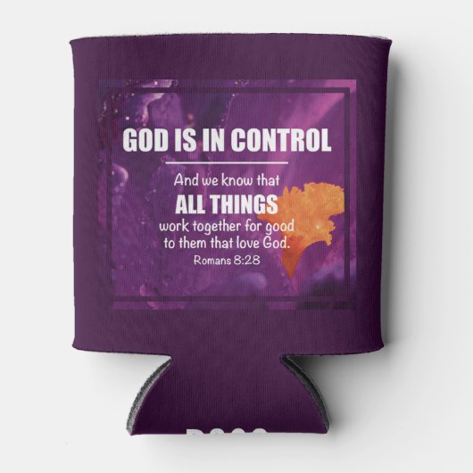 Romeinen 8:28 ALLE DINGEN WERKEN SAMEN SAMEN Monog Blikjeskoeler (Voorkant)