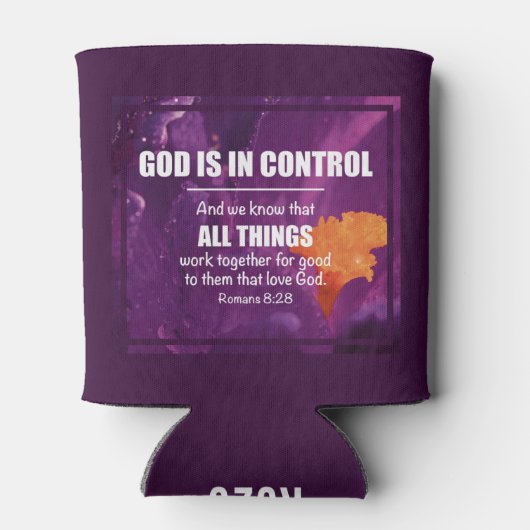 Romeinen 8:28 ALLE DINGEN WERKEN SAMEN SAMEN Monog Blikjeskoeler (Achterkant)