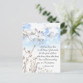 Romeinen 8:28 Alles wat God goed doet Briefkaart (Staand voorkant)