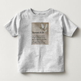 Romeinen 8:28 Bijbelvers Peuter T-shirt