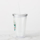 Romeinen 8:28 Bloemen en vlinders Acryl Drinkbeker (Links)
