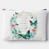 Romeinen 8:28 Bloemen en vlinders Etui (Voorkant)