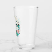 Romeinen 8:28 Bloemen en vlinders Glas (Links)