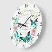 Romeinen 8:28 Bloemen en vlinders Grote Klok (Hoek)