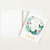 Romeinen 8:28 Bloemen en vlinders Planner (Display)