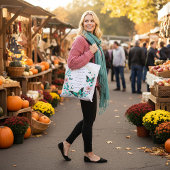 Romeinen 8:28 Bloemen en vlinders Tote Bag
