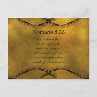 Romeinen 8:28 briefkaart