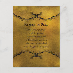 Romeinen 8:28 briefkaart