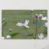 Romeinen 8:28 briefpapier (Voorkant)