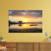 Romeinen 8:28 Christelijk Bijbelvers Canvas Art (Insitu (Woonkamer))