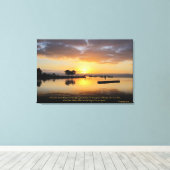 Romeinen 8:28 Christelijk Bijbelvers Canvas Art Afdruk (Insitu (Houten vloer))