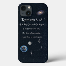 Romeinen 8:28 christelijke Bijbelvers Case-Mate iPhone Case
