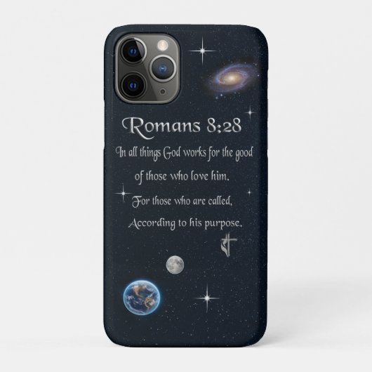 Romeinen 8:28 christelijke Bijbelvers Case-Mate iPhone Case (Achterkant)