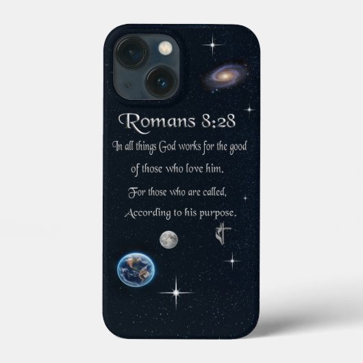 Romeinen 8:28 christelijke Bijbelvers Case-Mate iPhone Case (Achterkant)