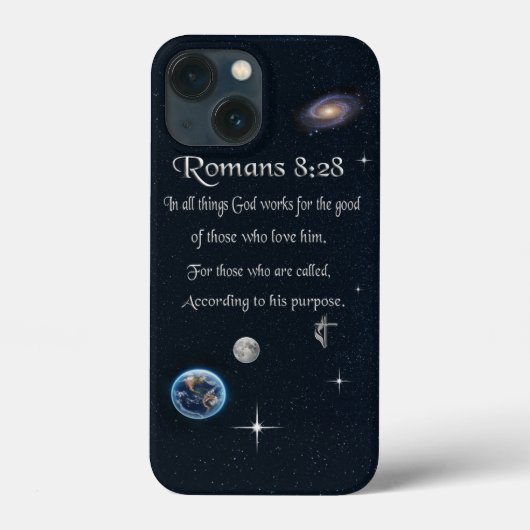 Romeinen 8:28 christelijke Bijbelvers Case-Mate iPhone Case (Achterkant)