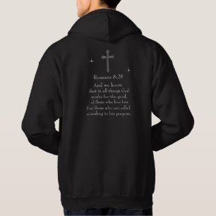 Romeinen 8:28 christelijke Bijbelvers Hoodie