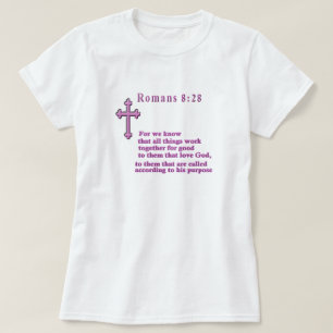 Romeinen 8:28 Christelijke kleding T-shirt
