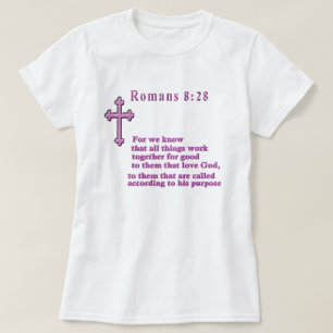 Romeinen 8:28 Christelijke kleding T-shirt