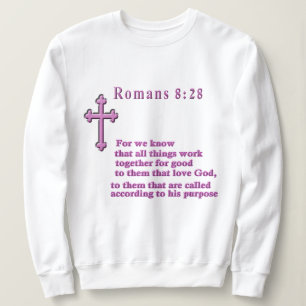 Romeinen 8:28 Christelijke kleding Trui