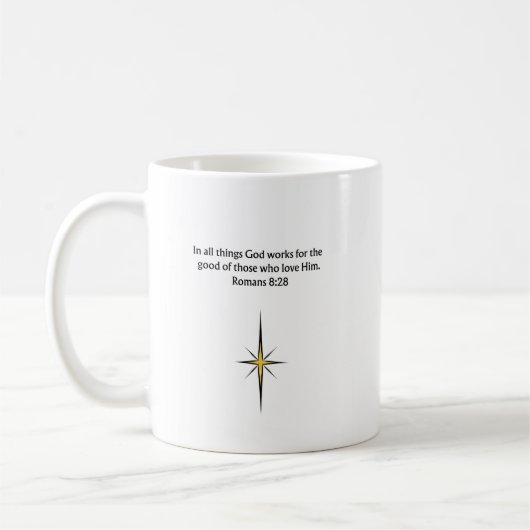 Romeinen 8:28 Christelijke mok | Bemoedigend cadea (Links)