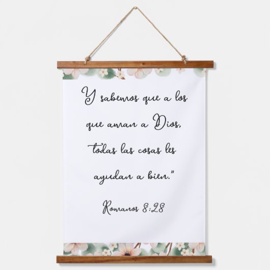 Romeinen 8:28 hangend wandkleed (Voorkant)