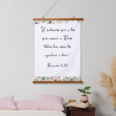 Romeinen 8:28 hangend wandkleed (Slaapkamer)