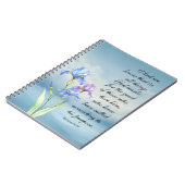 Romeinen 8:28 Iris Waterverf Notitieboek (Linkerzijde)