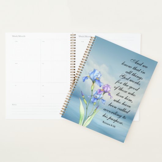 Romeinen 8:28 Iris Waterverf Planner (Display)