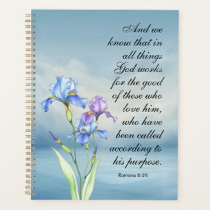 Romeinen 8:28 Iris Waterverf Planner