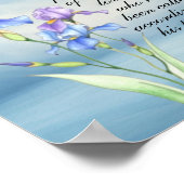 Romeinen 8:28 Iris Waterverf Poster (Hoek)
