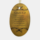 Romeinen 8:28 keramisch ornament (Links)