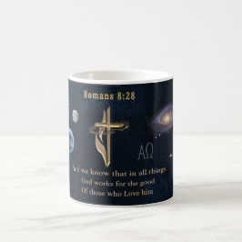 Romeinen 8:28 koffiemok