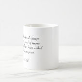 Romeinen 8:28 koffiemok (Center)