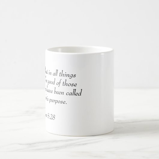 Romeinen 8:28 koffiemok (Center)