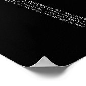 Romeinen 8:28 Kruis Schriftkunst Poster (Hoek)