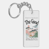 Romeinen 8:28 Kunstwerk Sleutelhanger (Voorkant Links)