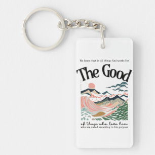 Romeinen 8:28 Kunstwerk Sleutelhanger