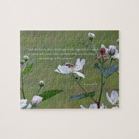 Romeinen 8:28 legpuzzel (Horizontaal)