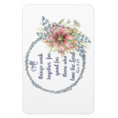 Romeinen 8:28 magneet (Verticaal)