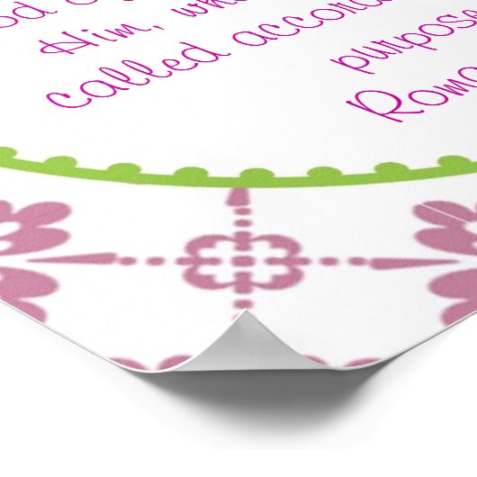 Romeinen 8:28 Muur Poster (Hoek)