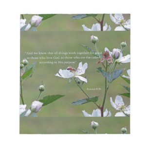 Romeinen 8:28 notitieblok