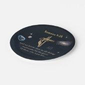 Romeinen 8:28 papieren bordje (Gekanteld)