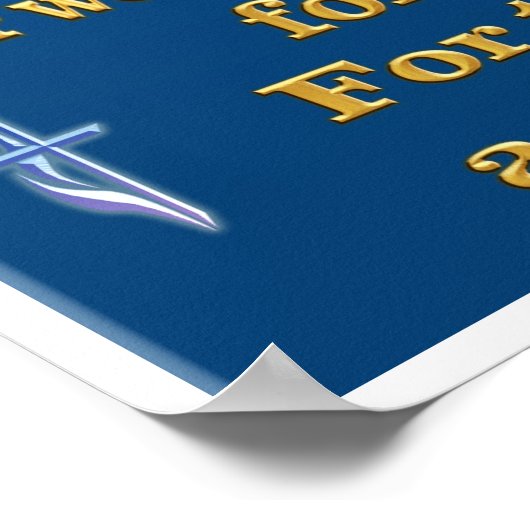 Romeinen 8:28 poster (Hoek)