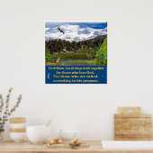 Romeinen 8:28 poster (Keuken)