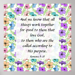 Romeinen 8:28 Poster