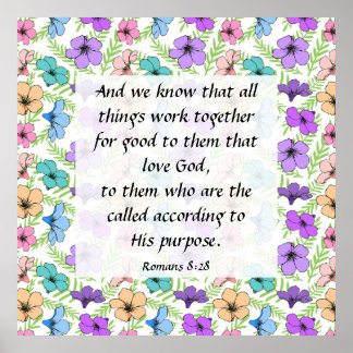 Romeinen 8:28 Poster