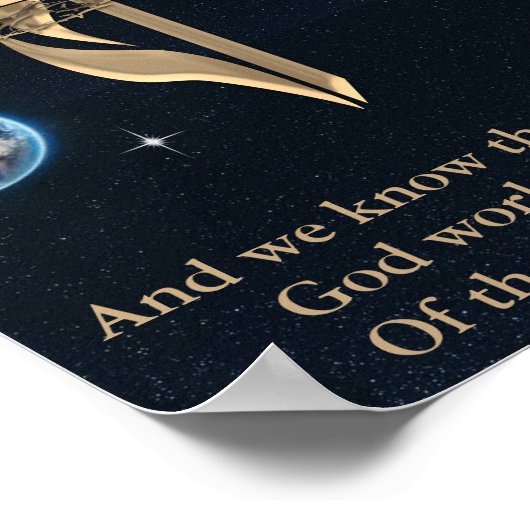 Romeinen 8:28 poster (Hoek)